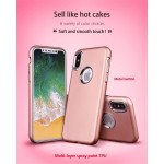 Wholesale iPhone X (Ten) Metallic Style Slim Hybrid Case (Gold)